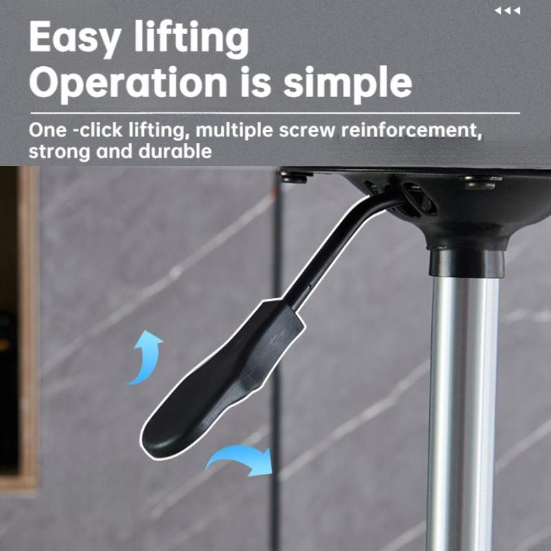 Household Simple Bedside Table Sofa Table Adjustable Height Small Table Flexible Rotation Mini Movable Table