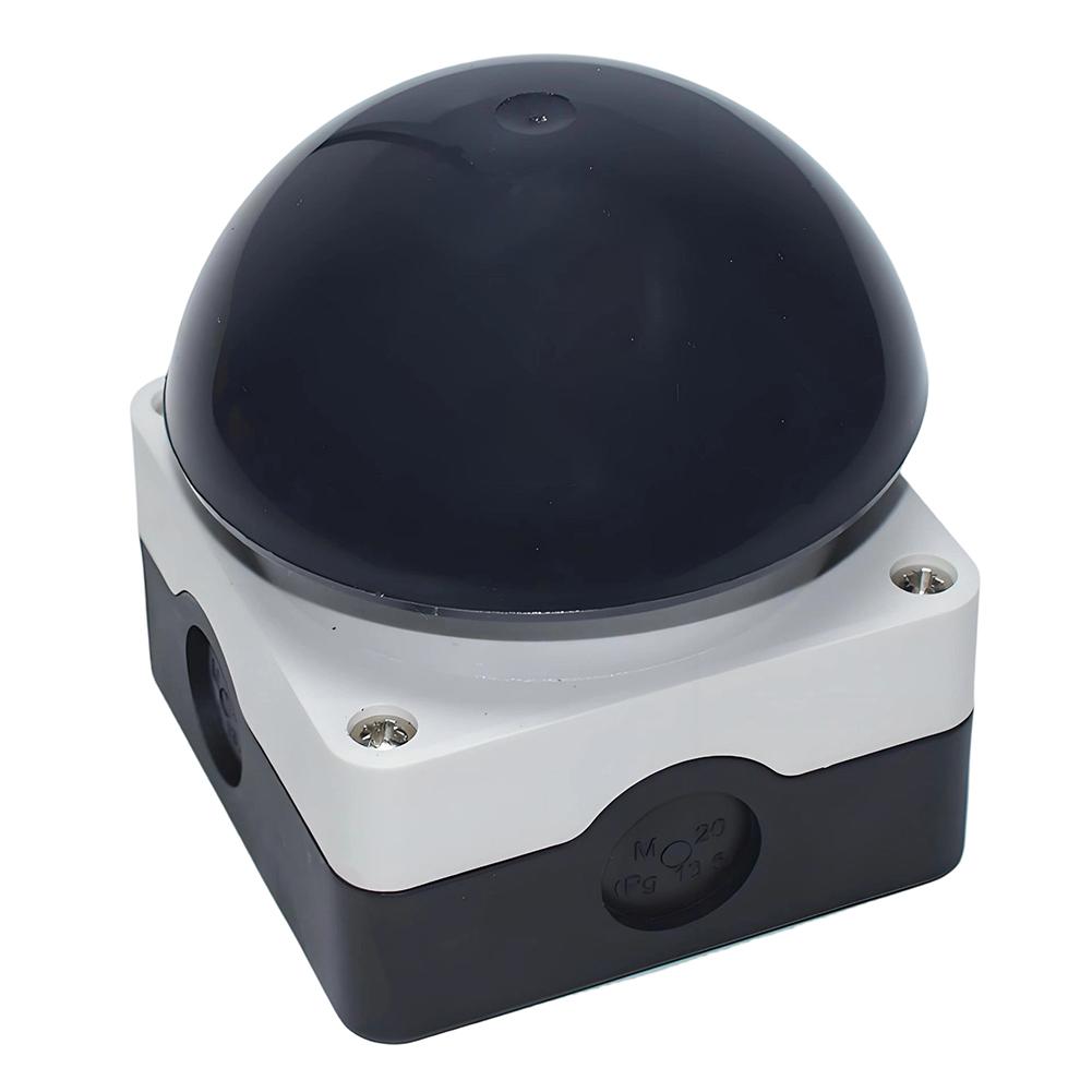 

1pc Mushroom Head Safety Stop Button Switch Self Resetting Foot Pedal Hand Push Hand-held Answer Button Switch чорний