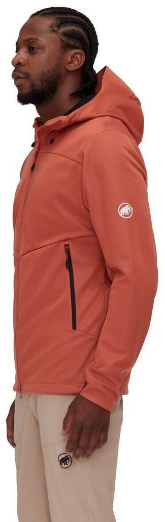 Mammut Ultimate VII Softshell Hooded Jacket Куртка с капюшоном кирпичного цвета