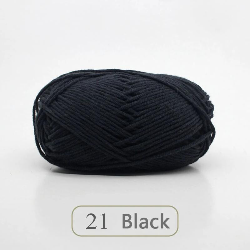 1pc 50g Soft Wool Milk Cotton Yarn Crochet Anti-Pilling Hand Knitting Thread For Cardigan Scarf Hat Baby Sweater Doll Supplies