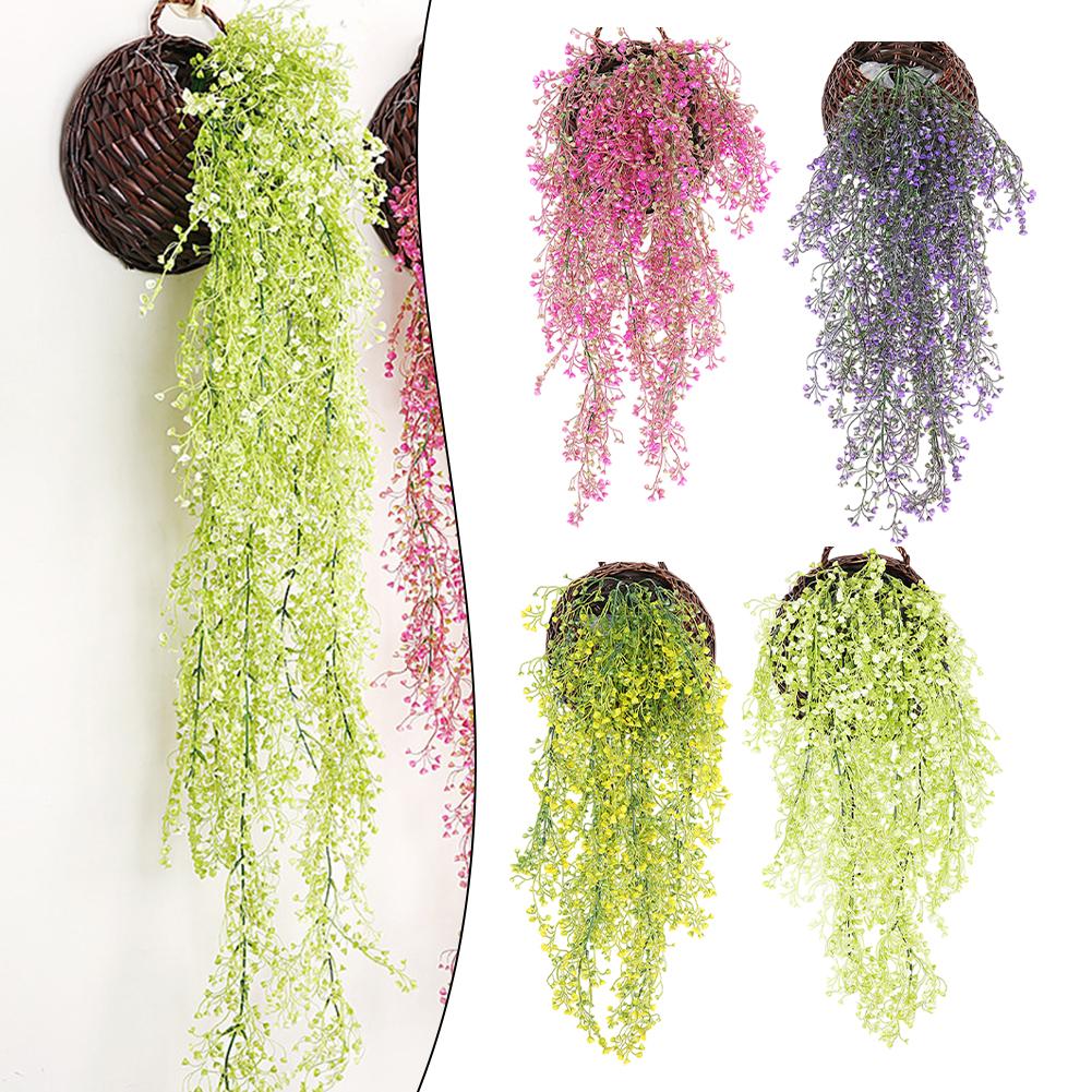 Chic Plastic Willow Wall Hanging Green Vine for Rustic Modern Home