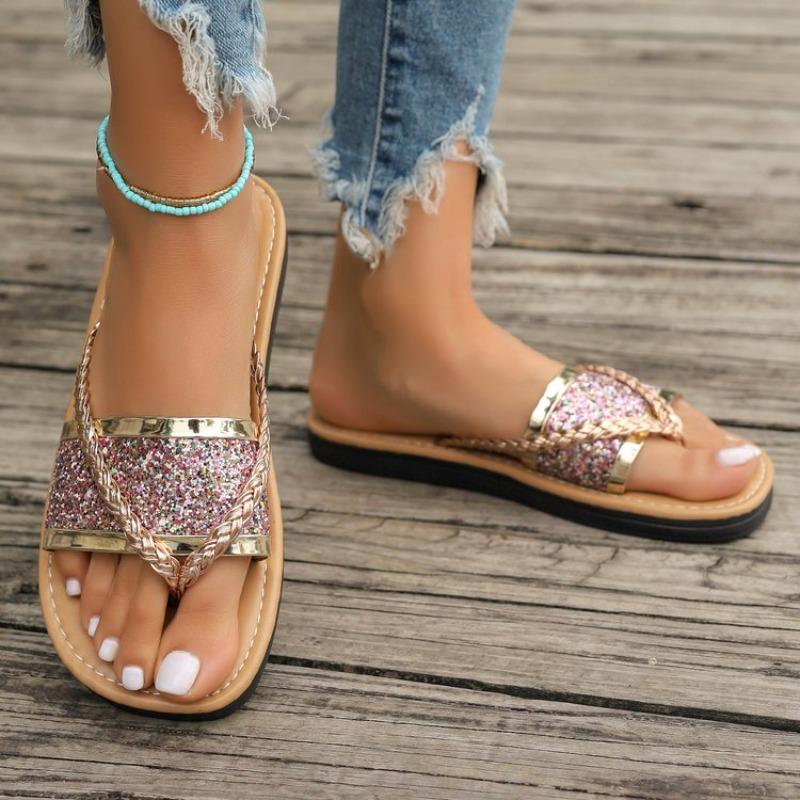 Fashion Women Slippers Fashion Casual Sandals Anti-slip Flat Shoes Slip on Trend Slippers Comfortable Flip Flops New Summer Slides Women