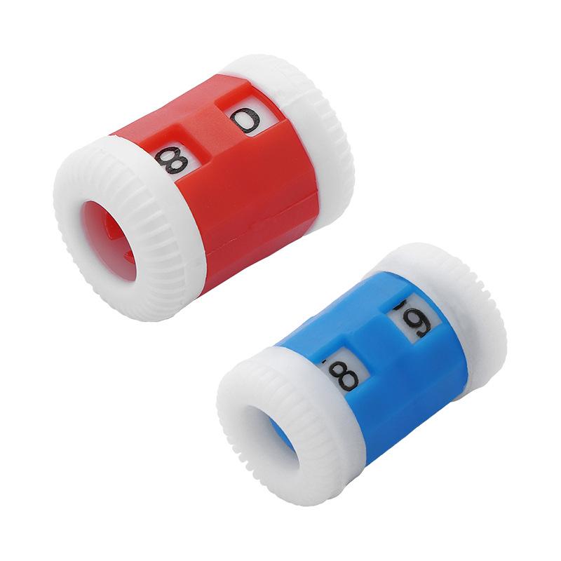 Handmade Plastic Knitting Needle Counter for DIY Sweater Stitch Tracking