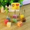 1pc Desktop Pictures Photo Paper Menu Office Memo Holders Stand Message Card Holder Display Clip Carpeta De Mensajes