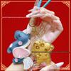 Pure Gold Cartoon Joy Rabbit & Cinnamoroll Keyring Charms Gift