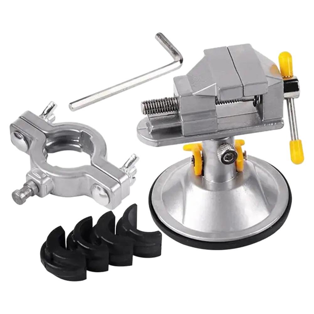 Verstellbare Werkbankzwinge für die Holzbearbeitung Für 360-Grad-Drehung Schmiedeeiserne Aluminiumlegierung für optimale Klemmstabilität