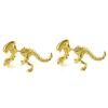 New Simple Minority Trend Dinosaur Earrings Women's Retro Cool Alien Men's Earrings Animal Piercing Earrings Gift Accessories
