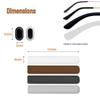 Fundas de Silicona Antideslizantes para Patillas de Gafas con Ganchos Elásticos para Orejas