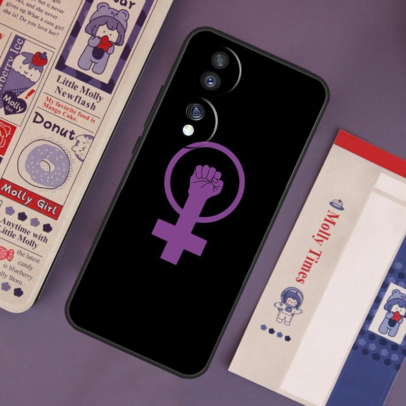 Feminist Girl Case For Honor 200 50 70 90 Lite X9b X9a X8b X8a X8 X9 X9c Honor Magic 7 Lite 6 5 Pro Cover