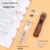 Clear Push Clip Organizer: File Folder & Snack Sealer for Student Papers