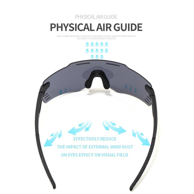 Polarisierte Sportsonnenbrille für Herren Damen Outdoor Ultraleicht UV400 Schutz Sonnenbrille für Radfahren Laufen Fahren Mountainbike Sonnenbrille