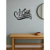 Metal Wall Art Decor Home Office Kitchen Plaque Sign Hanging