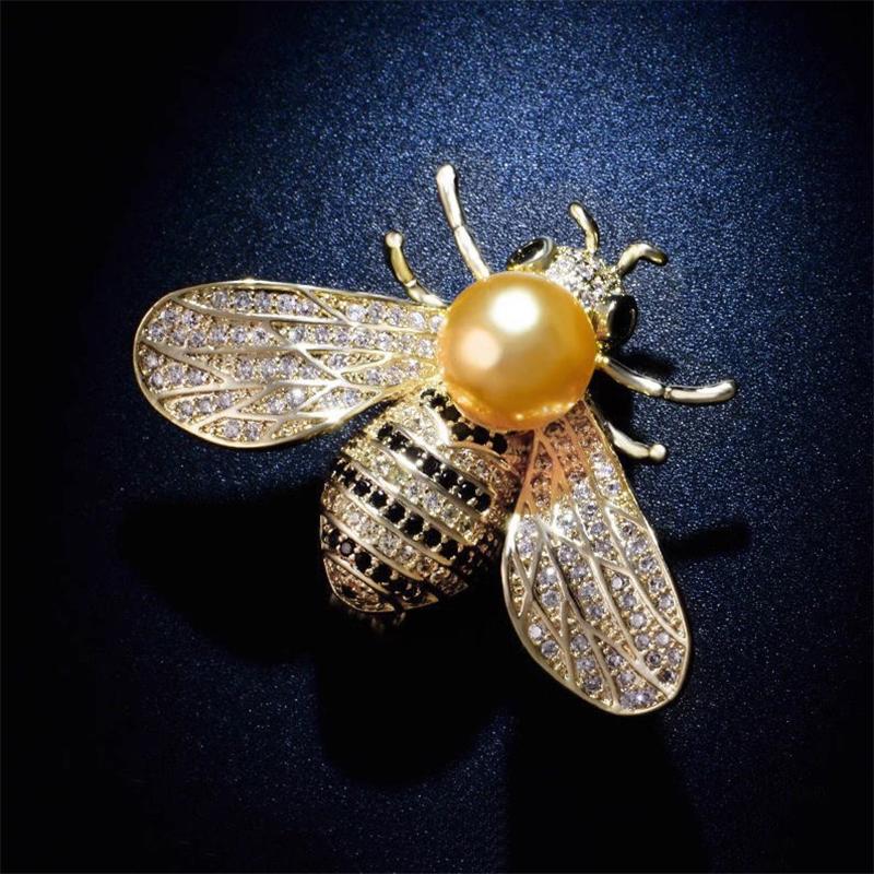 Bee Shaped Brooches For Women Clothing Coat Jewelry Accessories Gifts