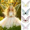 Halloween Angel Wings Party Favor Cosplay Costume Dress Up Props Butterfly Fairy Wings Women Girls Sparkle Princess Angel Wing