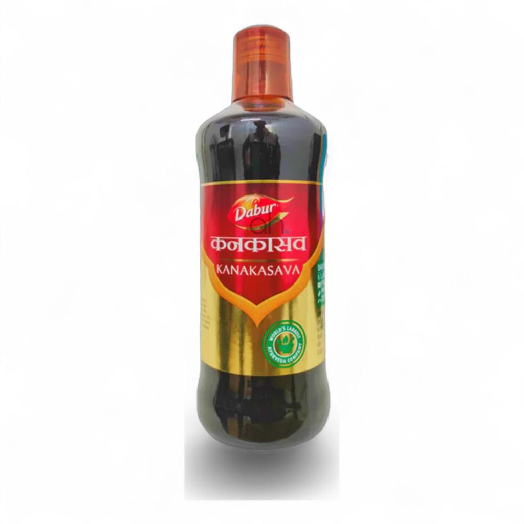 Dabur Kanakasava Ayurvedic Herbal Syrup 225 Ml Pack for Respiratory Wellness and Cough Relief