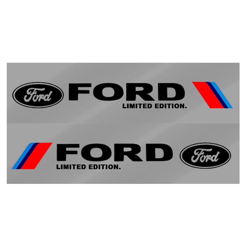 

2 шт. Наклейка 3D эмблема на боковую дверь автомобиля Декорация для Ford Focus Mondeo MK1 MK2 MK4 MK3 Fiesta ST Line Kugo Transit Escape Fusion Explorer Ford чёрный