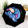 Eeyore'S Flower Bouquet Folding Umbrella Travel Umbrella Three Folds Printing Travel Umbrella