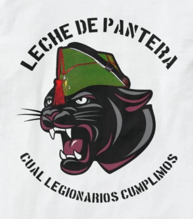 

Leche De Pantera Cual Legionarios Cumplmos Legión Extranjera Española TShirt Cotton Short Sleeve ONeck Mens T Shirt New 4XL
