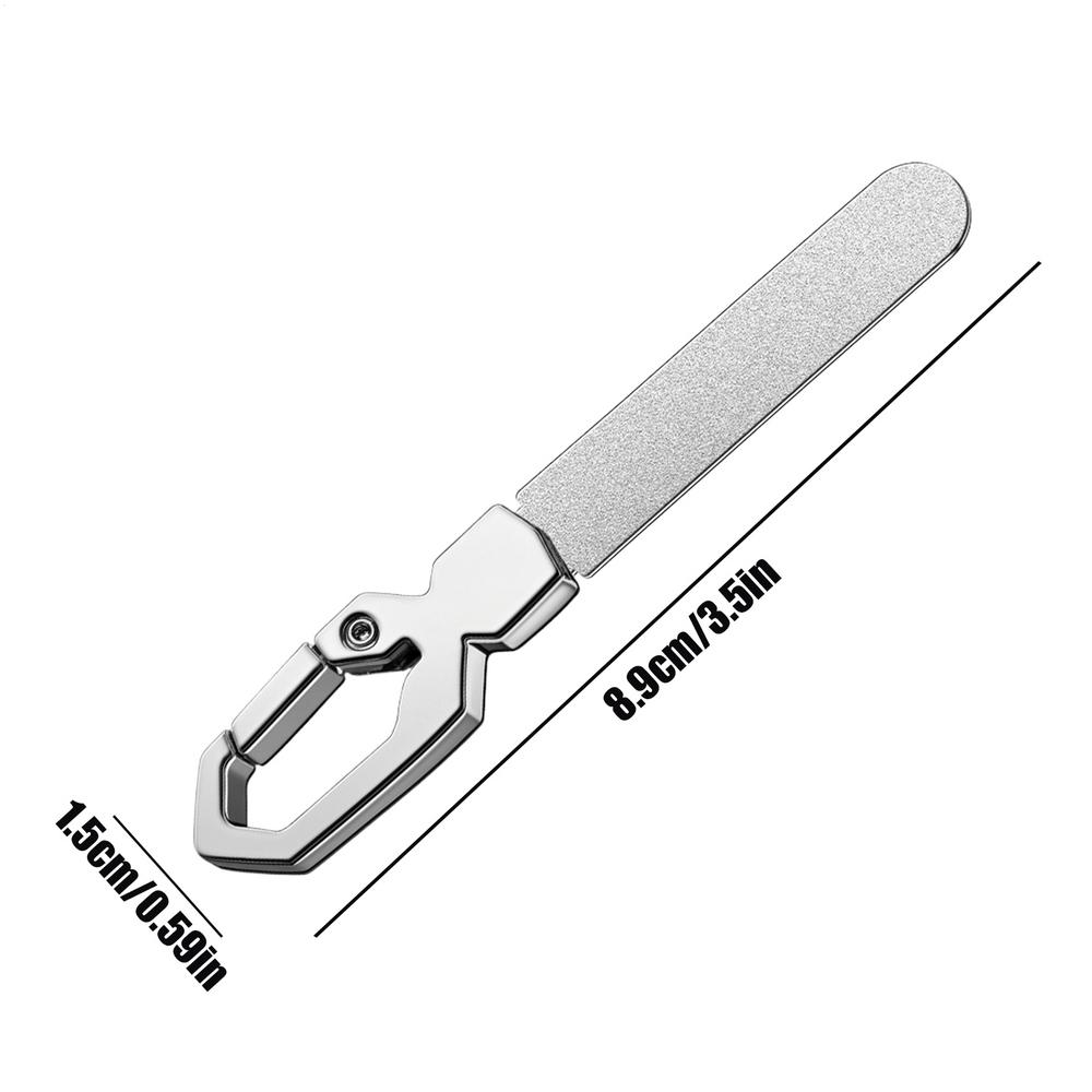Nail File Stainless Steel Portable Manicure Nail File Fingernail Care Accessories Stainless Steel Thick Toenail Grinding Tool