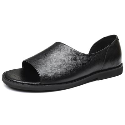 Sommertrend Persönlichkeit Vietnamesische Hausschuhe Herren Outdoor Leder Strandschuhe Herren Ledersandalen