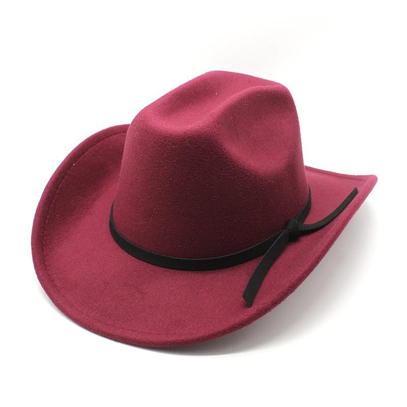 Summer Wool Felt Fedora Hat With Wide Brim Breathable Sunshade For Women And Men