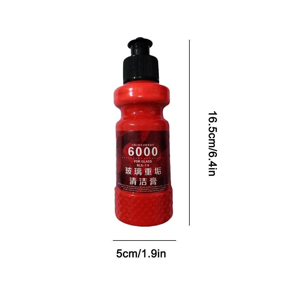 Car Windshield Oil Film Cleaner Glass Polishing Paste, Windshield Stain Remover Auto Glass Cleaning Compound Car Glass Cleaning