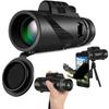 80x100 HD Monocular Telescope - High Power, Low Light Night Vision, Large Objective Lens for Outdoor and Bee Watching