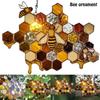 Honeycomb Pendant, Garden Decoration Pendant, Bee Decoration Pendant