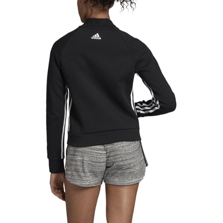 Adidas Jackets Women's Black Stand Collar Moderate Other DX7971