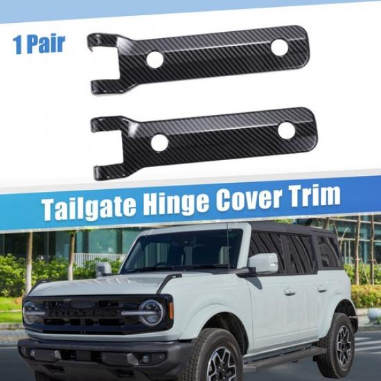 1 Pair Car Rear Door Tailgate Hinge Cover Trim Exterior for Ford Bronco 21-24