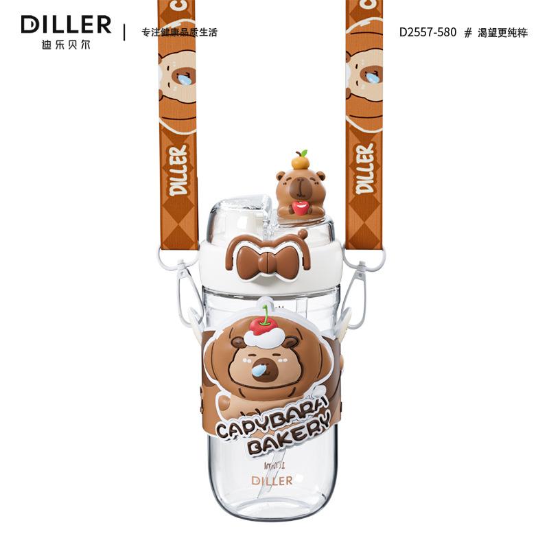 

Горячая Распродажа Капибара Милые Мультяшные Животные Тритан Безопасный BPA Без Пластиковая Бутылка Для Воды Школьные Дети Бутылка Для Воды Индивидуальный Логотип 400-600ml