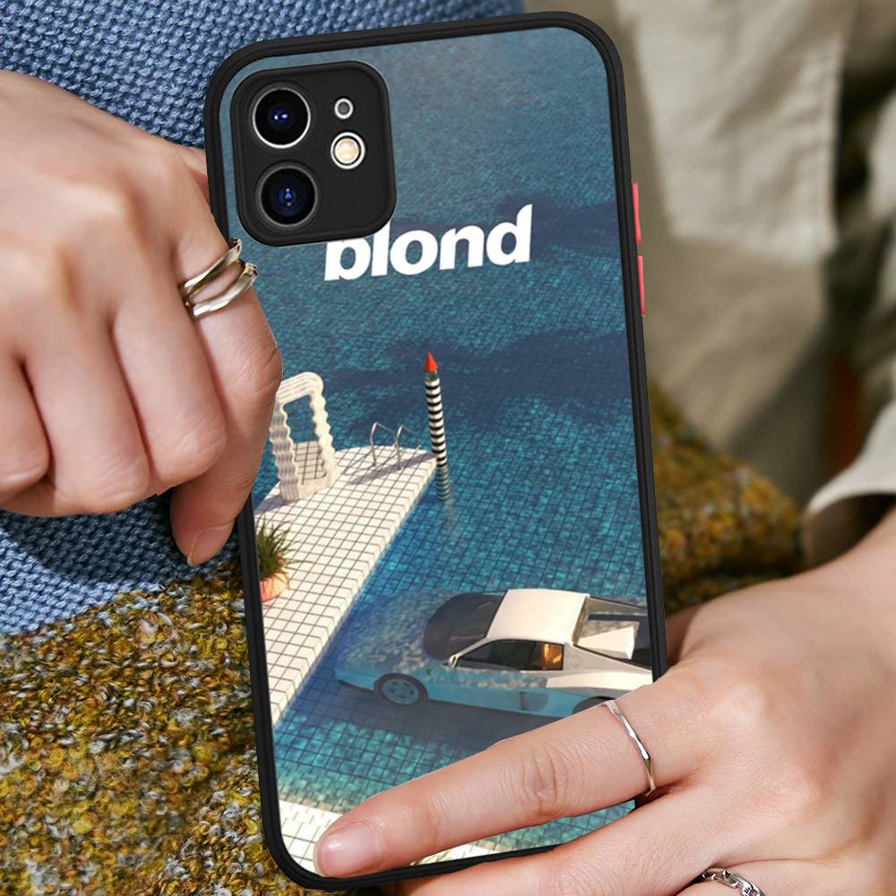 Frank Ocean Blond Matte Clear TPU Phone Cases For iPhone 16 15 14 13 12 11 Pro Max X XS Max Cover