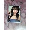 Used aespa Karina trading card pink christmas acrylic stand