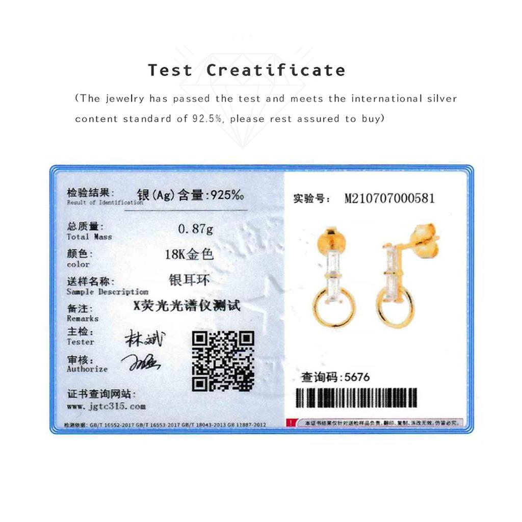 ANDYWEN 925 Sterling Silver Circle Zircon CZ Luxury Stud Earring Fine Jewelry