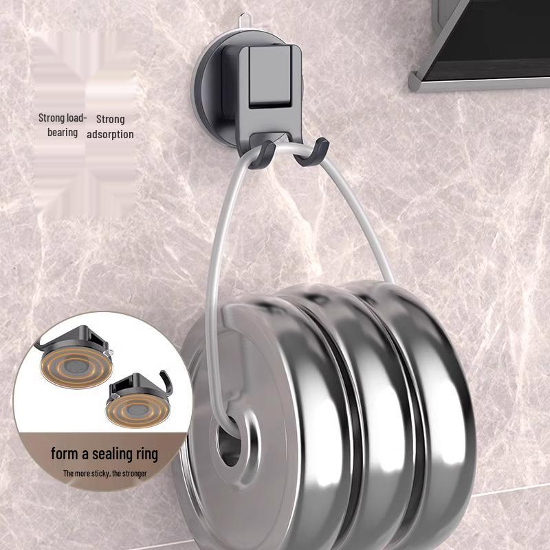Saugknopf Doppelhaken Multifunktionaler Taschentuchhalter für Bad & Küche