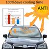 Windshield Sunshade Fit for Subaru Forester 2013-2018, Folding Car Sun Shade for Front Window, Auto Sun Protection Visors Blocks UV Rays and Keeps