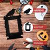 Gothic Raven Shadow Photo Frame Macabre Halloween Wall Art Painting Frame Haunted House Ornament for Mantel Entryway