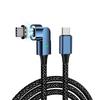 Magnetic 100W Fast Charging Cable with 180° Rotation for Apple Devices and Type-C