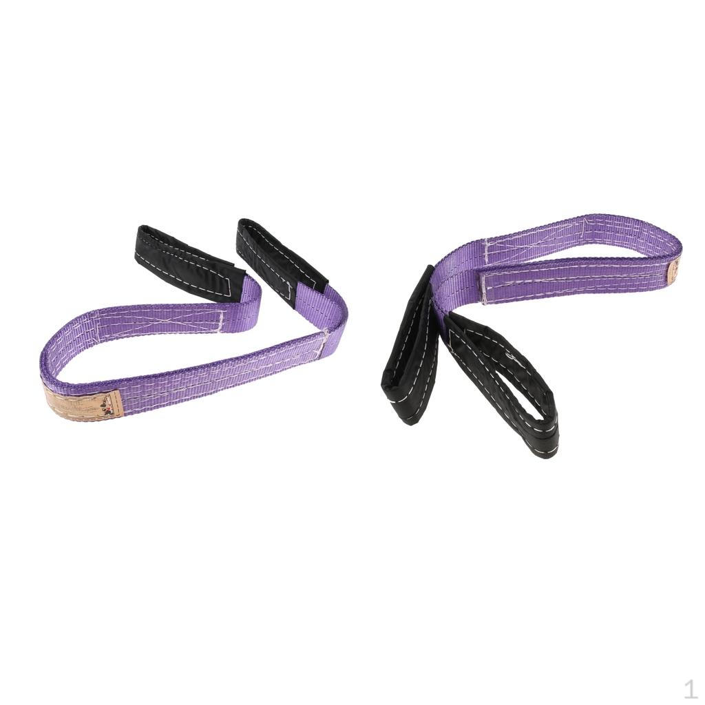 

2x 3,3 фута/ 10 кг Двухслойный сверхпрочный буксировочный ремень Канат Подъем Буксировка Тяговый трос 2200 фунтов с