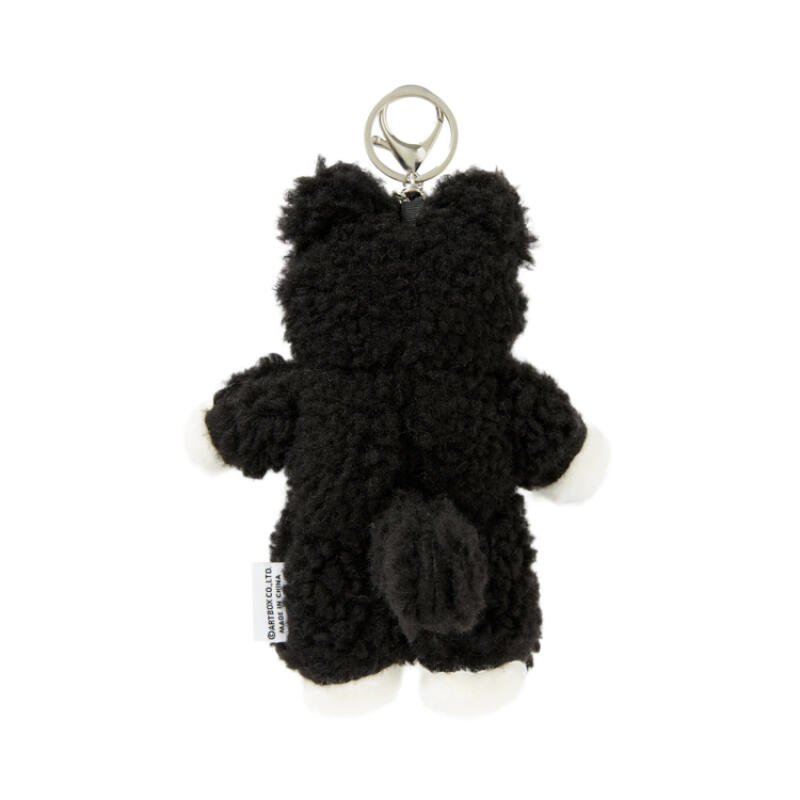 tall black cat keychain doll (34012605)