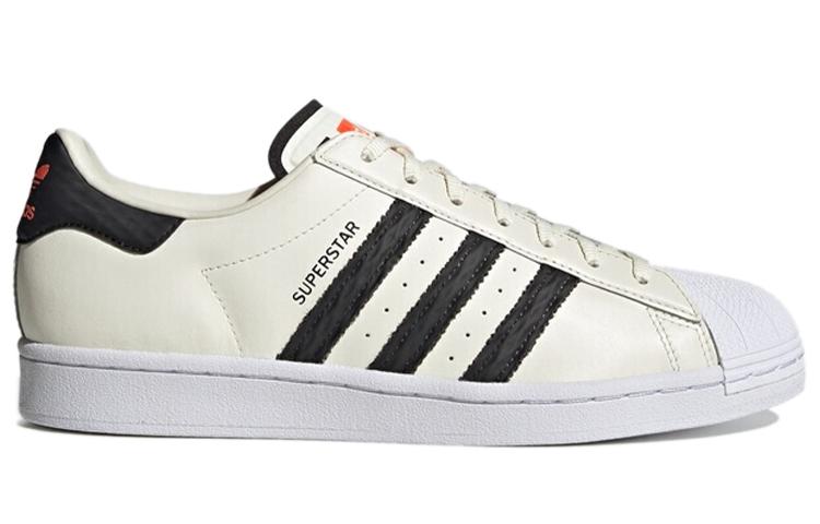 Adidas Originals Superstar Shoes 'White Black Orange' FU9530