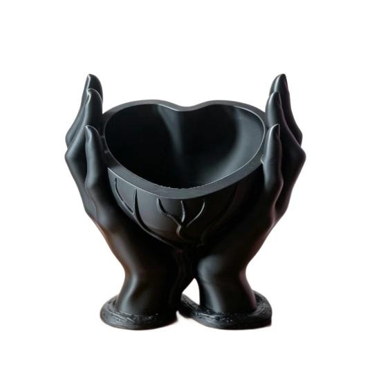 Hands Storage Holder Desktop Organizer Creative Heart-Shaped Multi-Purpose