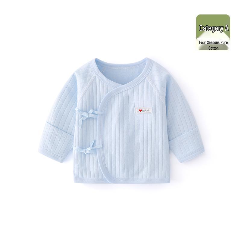 Top in Cotone con Laccetti Anti-Graffio per Neonato (0-3 mesi)