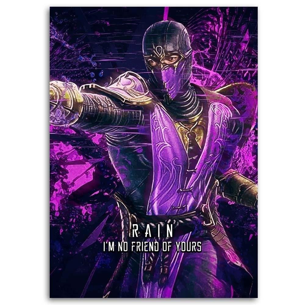 Canvas print Mortal Kombat Game The character Rain Buy cheaply on Joom, image size:1000x1000