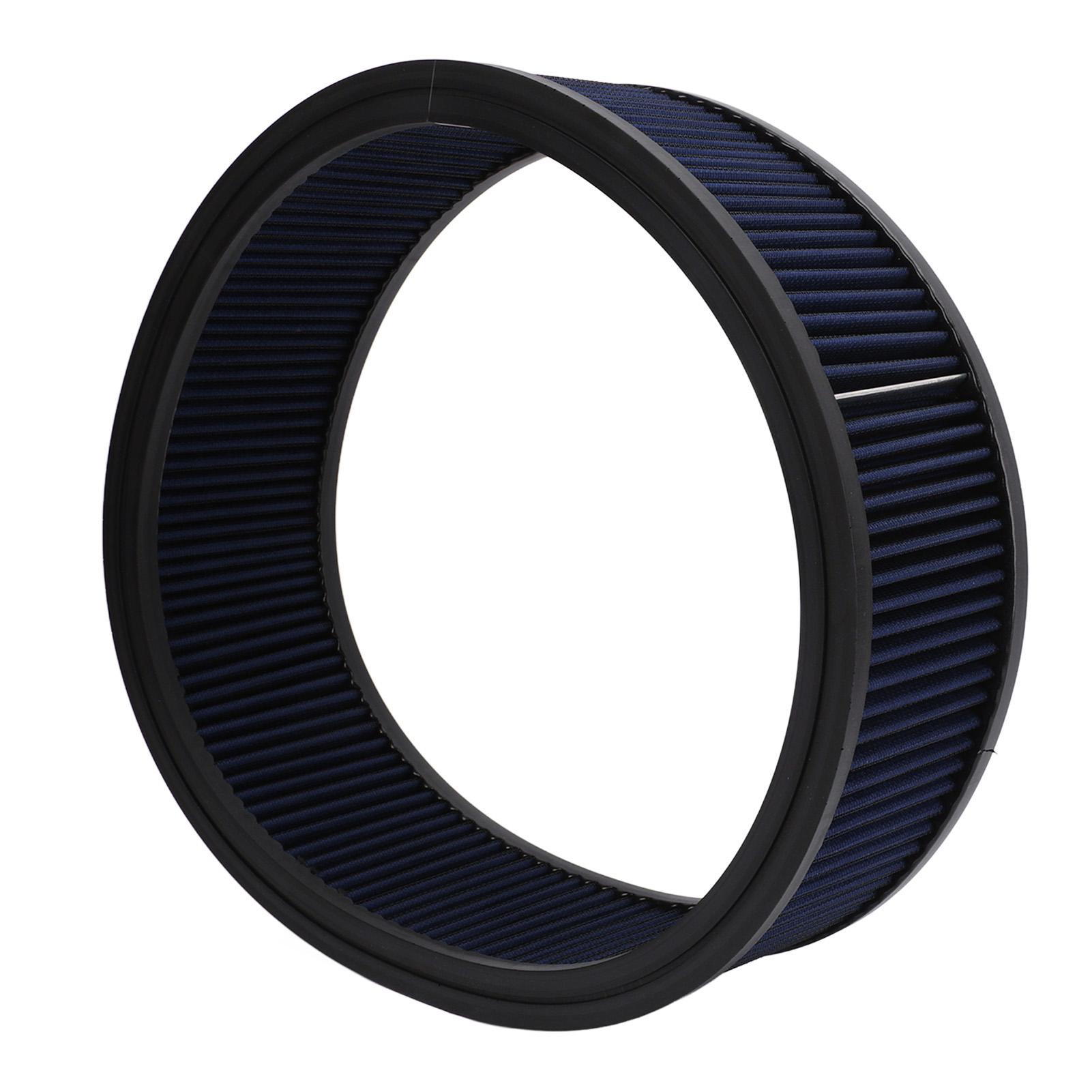 

Воздушный фильтрующий элемент с высоким расходом, моющийся, многоразовый, круглый, сменный элемент воздушного фильтра синий