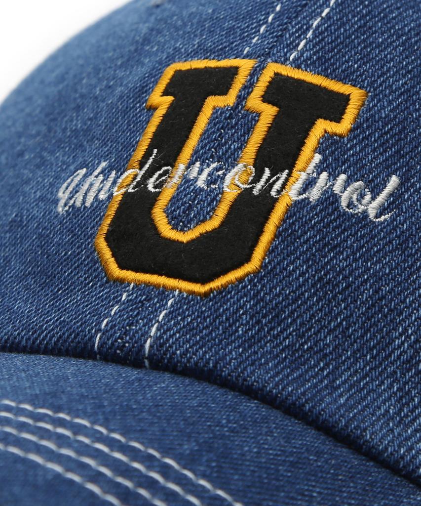 Eondeokeonteulol Four Seasons Washed Denim Vintage Soft Top Ball Cap Unisex Baseball Cap Sports Crew / Washed B B / Denim