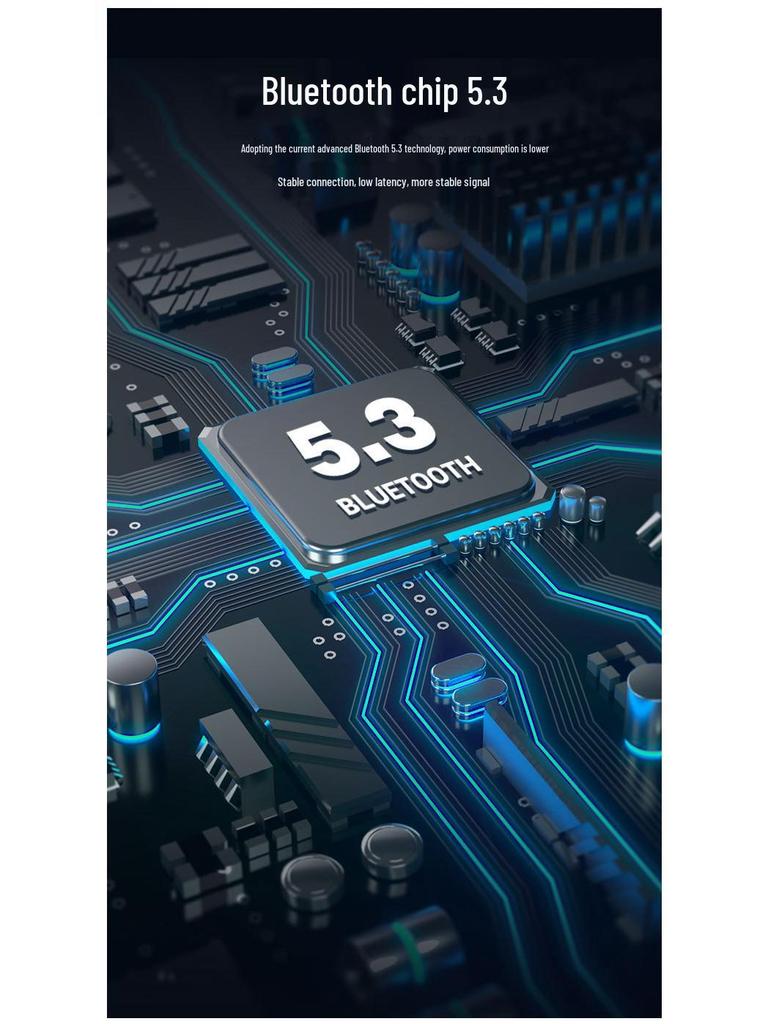 Bluetooth 5.3 Helmet Earphones: Waterproof, Noise-Cancelling, High-Volume Mic for Cross-Border Riding
