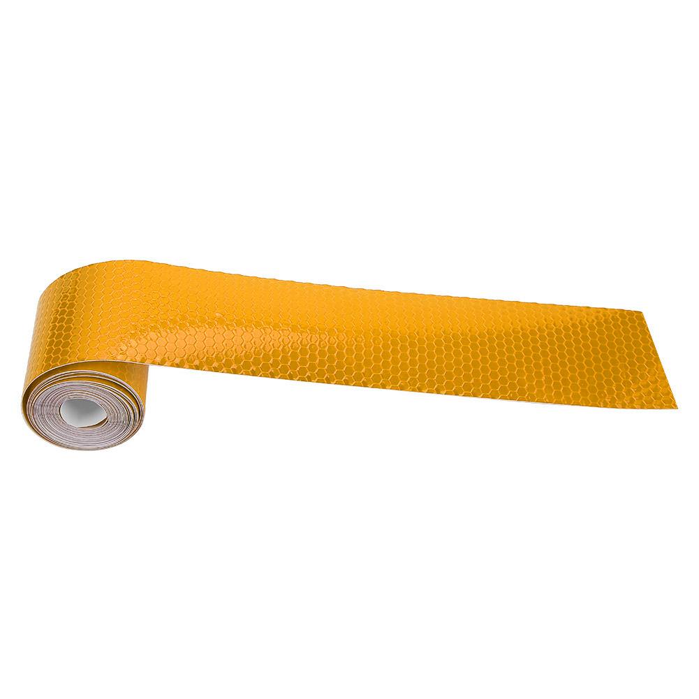 5cmx3m Safety Adhesive Reflective Tape Roll Sticker For Trailers Cars Bikes Orange