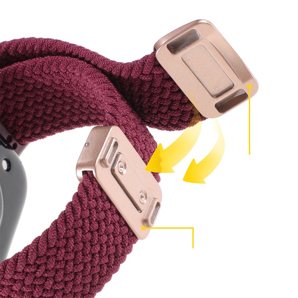 Nylon gewebtes Magnetverschlussband passend für Huawei Watch Fit 4pro/4/3 einfarbig und farbiges Ersatzband