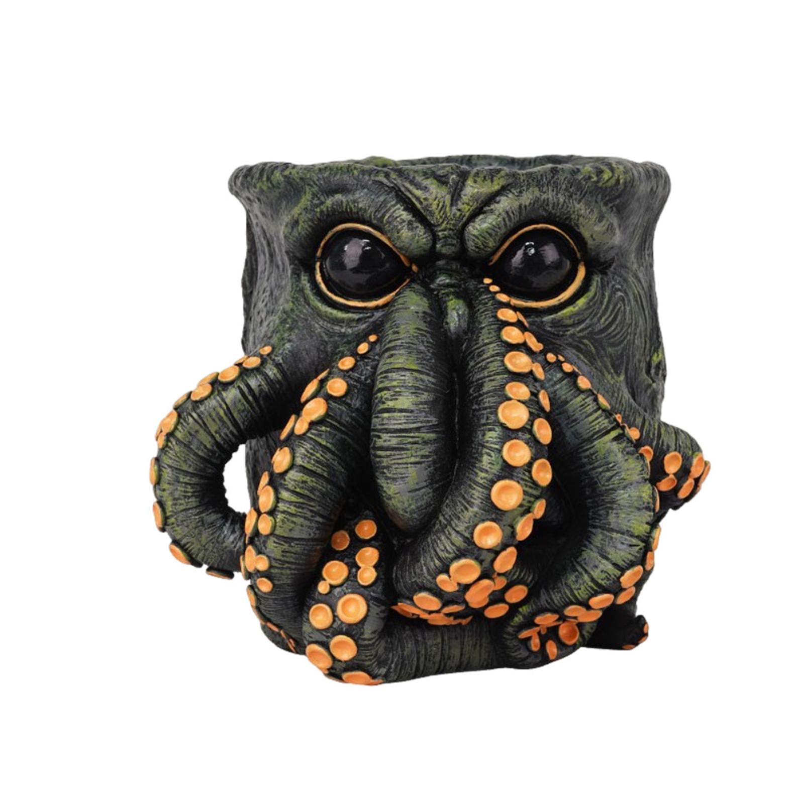 

Абстрактный цветочный горшок для лица в стиле Пикассо - Бруталистский плантатор со скульптурным искусством для домашнего декора и посадки One Size